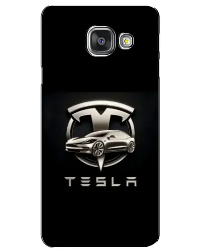Чехол для Samsung Galaxy A3 2016 (A3100, A310F) с картинкой «Tesla — серебристое авто» Чехол для Samsung Galaxy A3 2016 (A3100, A310F) с картинкой «Tesla — серебристое авто»