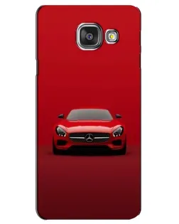Чехол для Samsung Galaxy A3 2016 (A3100, A310F) с картинкой «Красный Mercedes AMG»