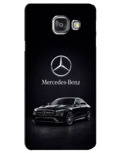 Чехол для Samsung Galaxy A3 2016 (A3100, A310F) с картинкой «Mercedes — решетка радиатора»