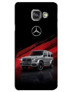 Чехол для Samsung Galaxy A3 2016 (A3100, A310F) с картинкой «Mercedes G-Class красный»