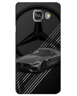 Чехол для Samsung Galaxy A3 2016 (A3100, A310F) с картинкой «Mercedes AMG — графика»