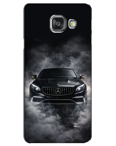 Чехол для Samsung Galaxy A3 2016 (A3100, A310F) с картинкой «Mercedes в дыму»