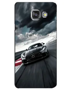 Чехол для Samsung Galaxy A3 2016 (A3100, A310F) с картинкой «Гоночный Mercedes AMG»