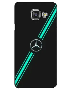 Чехол для Samsung Galaxy A3 2016 (A3100, A310F) с картинкой «Спортивные линии Mercedes»