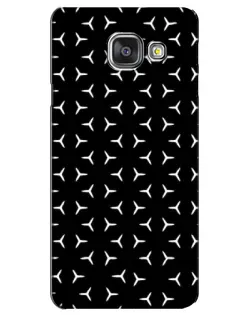 Чехол для Samsung Galaxy A3 2016 (A3100, A310F) с картинкой «Mercedes паттерн звезд»