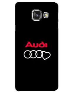 Чехол для Samsung Galaxy A3 2016 (A3100, A310F) с картинкой «Логотип Audi Heart» Чехол для Samsung Galaxy A3 2016 (A3100, A310F) с картинкой «Логотип Audi Heart»