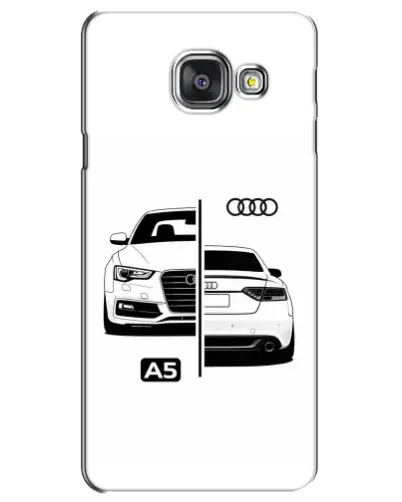 Чехол для Samsung Galaxy A3 2016 (A3100, A310F) с картинкой «Audi — контрастный дизайн» Чехол для Samsung Galaxy A3 2016 (A3100, A310F) с картинкой «Audi — контрастный дизайн»