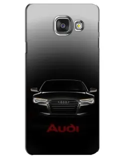 Чехол для Samsung Galaxy A3 2016 (A3100, A310F) с картинкой «Audi — градиентный контур»