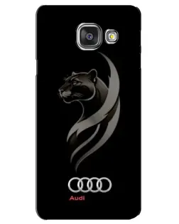 Чехол для Samsung Galaxy A3 2016 (A3100, A310F) с картинкой «Графика — пантера и Audi»