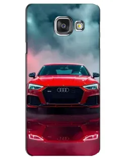 Чехол для Samsung Galaxy A3 2016 (A3100, A310F) с картинкой «Audi RS — красный стиль»