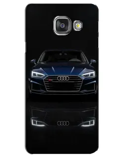 Чехол для Samsung Galaxy A3 2016 (A3100, A310F) с картинкой «Audi — ночное отражение»