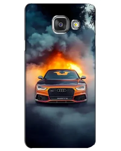 Чехол для Samsung Galaxy A3 2016 (A3100, A310F) с картинкой «Audi в огненном дыму» Чехол для Samsung Galaxy A3 2016 (A3100, A310F) с картинкой «Audi в огненном дыму»