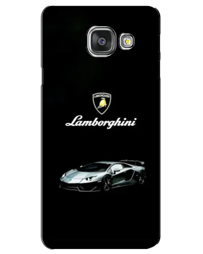 Чехол для Samsung Galaxy A3 2016 (A3100, A310F) с картинкой «Логотип Lamborghini классика»