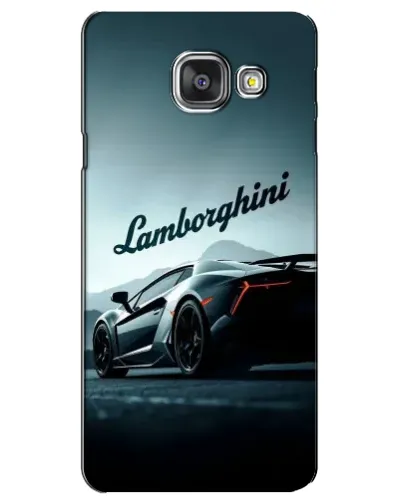 Чехол для Samsung Galaxy A3 2016 (A3100, A310F) с картинкой «Классическая надпись Lamborghini»