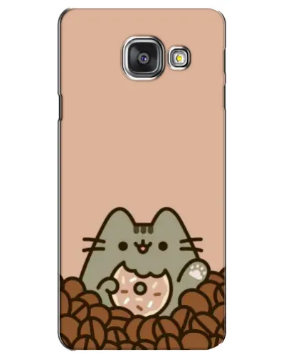 Чехол для Samsung Galaxy A3 2016 (A3100, A310F) с картинкой «Кофейный Пушин»