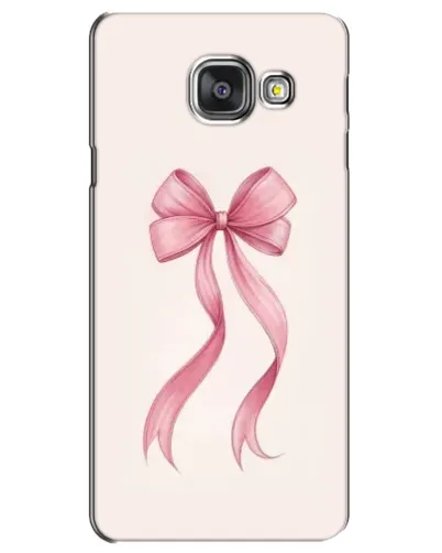 Чехол для Samsung Galaxy A3 2016 (A3100, A310F) с картинкой «Розовый бант»