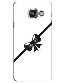 Чехол для Samsung Galaxy A3 2016 (A3100, A310F) с картинкой «Диагональный бант»
