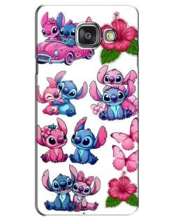 Чехол для Samsung Galaxy A3 2016 (A3100, A310F) с картинкой «Стикеры Stitch и Angel» Чехол для Samsung Galaxy A3 2016 (A3100, A310F) с картинкой «Стикеры Stitch и Angel»