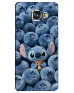 Чехол для Samsung Galaxy A3 2016 (A3100, A310F) с картинкой «Стич и голубика» Чехол для Samsung Galaxy A3 2016 (A3100, A310F) с картинкой «Стич и голубика»