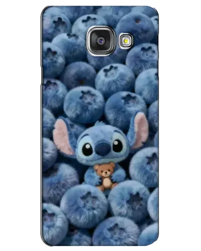 Чехол для Samsung Galaxy A3 2016 (A3100, A310F) с картинкой «Стич и голубика» Чехол для Samsung Galaxy A3 2016 (A3100, A310F) с картинкой «Стич и голубика»