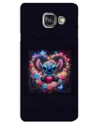 Чехол для Samsung Galaxy A3 2016 (A3100, A310F) с картинкой «Stitch в цветах» Чехол для Samsung Galaxy A3 2016 (A3100, A310F) с картинкой «Stitch в цветах»