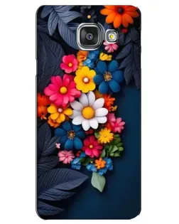 Чехол для Samsung Galaxy A3 2016 (A3100, A310F) с картинкой «Цветочная феерия»