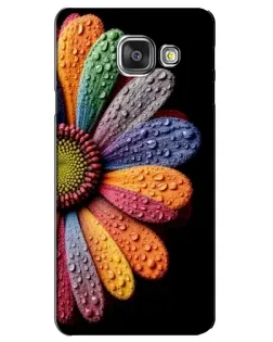 Чехол для Samsung Galaxy A3 2016 (A3100, A310F) с картинкой «Радужный цветок»