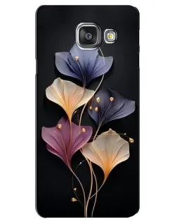 Чехол для Samsung Galaxy A3 2016 (A3100, A310F) с картинкой «Лиловые цветы грации»