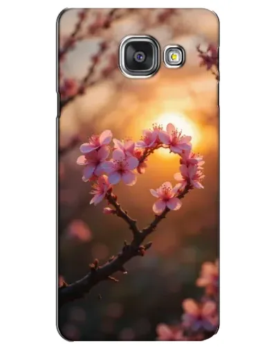 Чохол для Samsung Galaxy A3 2016 (A3100, A310F) з картинкою «Рожевий цвіт сердечко на тлі заходу» Чохол для Samsung Galaxy A3 2016 (A3100, A310F) з картинкою «Рожевий цвіт сердечко на тлі заходу»
