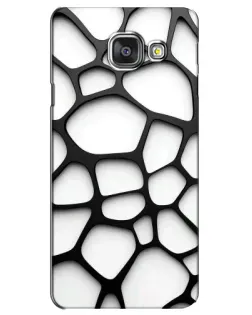 Чехол для Samsung Galaxy A3 2016 (A3100, A310F) с картинкой «Белая объемная сетка» Чехол для Samsung Galaxy A3 2016 (A3100, A310F) с картинкой «Белая объемная сетка»