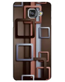 Чехол для Samsung Galaxy A3 2016 (A3100, A310F) с картинкой «Коричневые объемные квадраты» Чехол для Samsung Galaxy A3 2016 (A3100, A310F) с картинкой «Коричневые объемные квадраты»