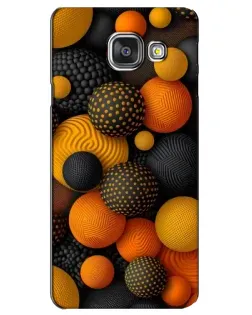 Чехол для Samsung Galaxy A3 2016 (A3100, A310F) с картинкой «Объемные оранжевые сферы» Чехол для Samsung Galaxy A3 2016 (A3100, A310F) с картинкой «Объемные оранжевые сферы»