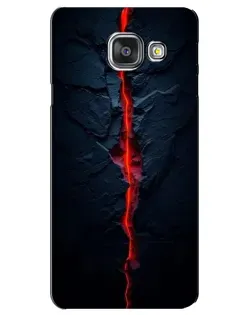 Чехол для Samsung Galaxy A3 2016 (A3100, A310F) с картинкой «Kрасная лавовая трещина» Чехол для Samsung Galaxy A3 2016 (A3100, A310F) с картинкой «Kрасная лавовая трещина»