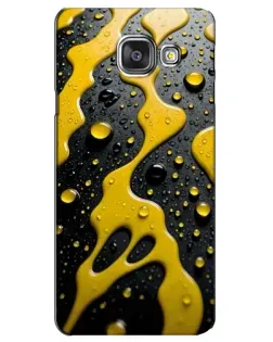 Чехол для Samsung Galaxy A3 2016 (A3100, A310F) с картинкой «Жидкое желтое золото» Чехол для Samsung Galaxy A3 2016 (A3100, A310F) с картинкой «Жидкое желтое золото»