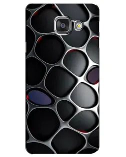 Чехол для Samsung Galaxy A3 2016 (A3100, A310F) с картинкой «Объемная темная решетка» Чехол для Samsung Galaxy A3 2016 (A3100, A310F) с картинкой «Объемная темная решетка»
