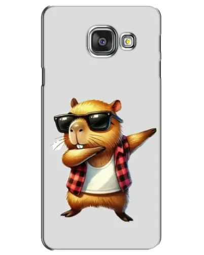 Чехол для Samsung Galaxy A3 2016 (A3100, A310F) с картинкой «Капибара рэпер даб» Чехол для Samsung Galaxy A3 2016 (A3100, A310F) с картинкой «Капибара рэпер даб»