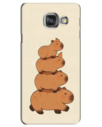Чехол для Samsung Galaxy A3 2016 (A3100, A310F) с картинкой «Башня из капибар» Чехол для Samsung Galaxy A3 2016 (A3100, A310F) с картинкой «Башня из капибар»