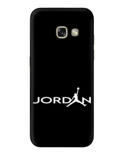 Чехол для Samsung Galaxy A3 2017 (A320, A320F) с картинкой «Jordan White Logo»