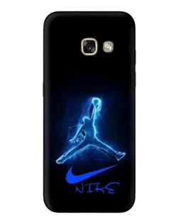 Чехол для Samsung Galaxy A3 2017 (A320, A320F) с картинкой «Jordan Neon Blue»