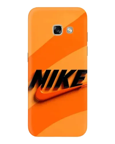 Чехол для Samsung Galaxy A3 2017 (A320, A320F) с картинкой «Оранжевый драйв Nike»