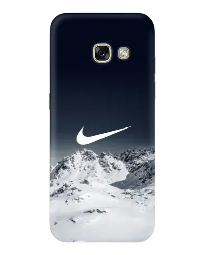 Чехол для Samsung Galaxy A3 2017 (A320, A320F) с картинкой «Nike — зимние горы»