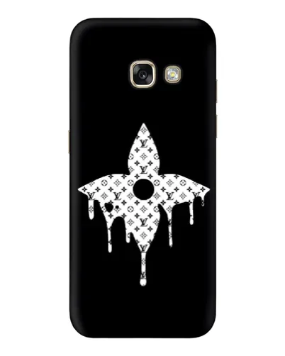 Чехол для Samsung Galaxy A3 2017 (A320, A320F) с картинкой «Цветочная монограмма»