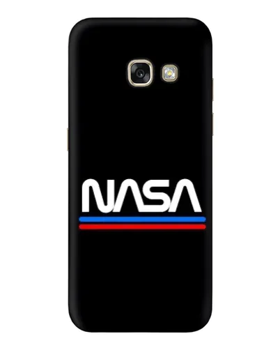 Чехол для Samsung Galaxy A3 2017 (A320, A320F) с картинкой «NASA — классика Red Blue»