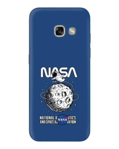 Чехол для Samsung Galaxy A3 2017 (A320, A320F) с картинкой «NASA — лунная миссия»