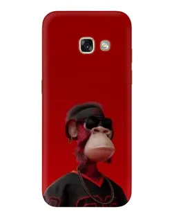 Чехол для Samsung Galaxy A3 2017 (A320, A320F) с картинкой «Bored Ape в красном» Чехол для Samsung Galaxy A3 2017 (A320, A320F) с картинкой «Bored Ape в красном»