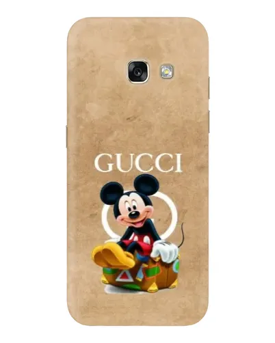 Чехол для Samsung Galaxy A3 2017 (A320, A320F) с картинкой «Микки Маус Gucci — крафт»