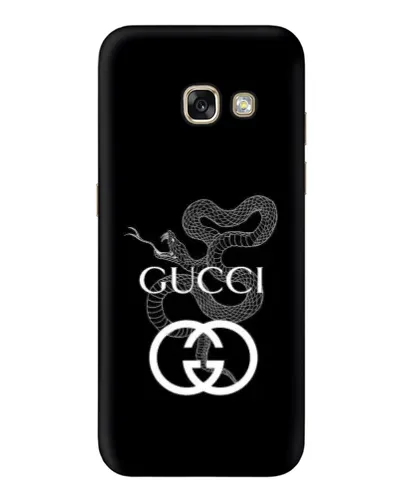 Чехол для Samsung Galaxy A3 2017 (A320, A320F) с картинкой «Gucci — серебряная змея»