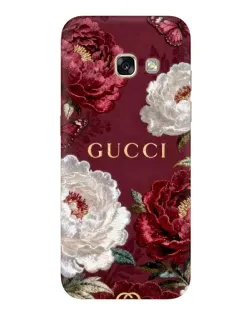 Чехол для Samsung Galaxy A3 2017 (A320, A320F) с картинкой «Gucci — бордовые розы»