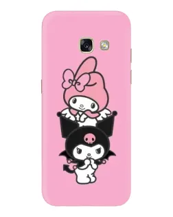 Чехол для Samsung Galaxy A3 2017 (A320, A320F) с картинкой «My Melody и Kuromi» Чехол для Samsung Galaxy A3 2017 (A320, A320F) с картинкой «My Melody и Kuromi»