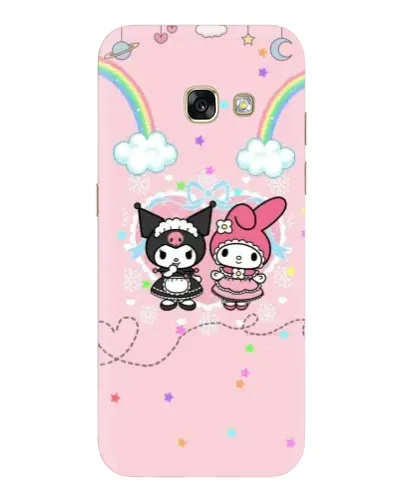 Чехол для Samsung Galaxy A3 2017 (A320, A320F) с картинкой «My Melody и Kuromi» Чехол для Samsung Galaxy A3 2017 (A320, A320F) с картинкой «My Melody и Kuromi»